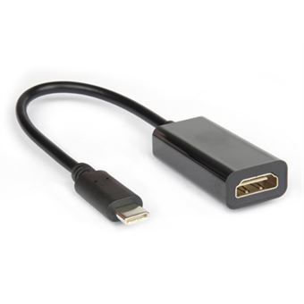 Hamlet XVAUC-HDM4K adaptador de cabo de vídeo USB C HDMI Type A (Standard) Preto - 1