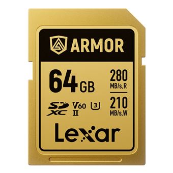 Cartão de Memória Lexar ARMOR GOLD | Dourado - 1