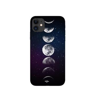Capa Maniacase para Iphone 12 fase da lua estrela da noite - 1