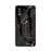 Capa Magunivers de TPU Combinação de Padrão de Grãos de Mármore Preto/Ouro para Samsung Galaxy A40_0