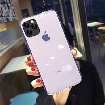 Capa em Silicone Slim Anti-Choque Yiou para iPhone 11 - Roxo - 1