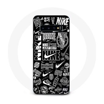 Capa Maniacase para Samsung Galaxy S10 Nike air logo Graffiti Preto e branco - 1