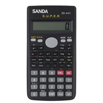 Calculadora Científica Digital SANDA SD-4411 | Preto - 1