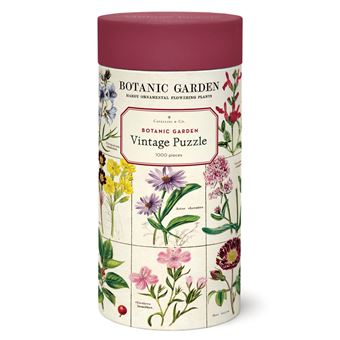 Puzzle Cavallini | 1000 Peças | 55x70cm | Botanic Garden - 1