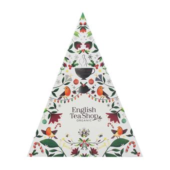 Calendário do Advento Triangular Branco English Tea Shop | 25 Pirâmides de Folhas Soltas - 1