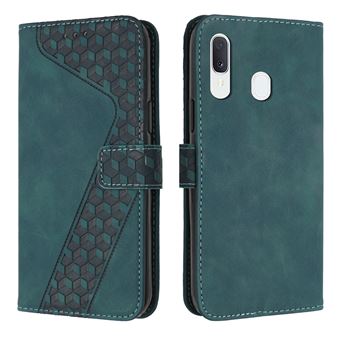 Capa FOXDOCK para Samsung Galaxy A20E com Fecho Magnético | Resistente a Impactos e Quedas | Compartimentos para Cartões | Verde - 1
