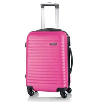 Trolley BigBuy Travel 55cm com 4 rodas Rosa - 1