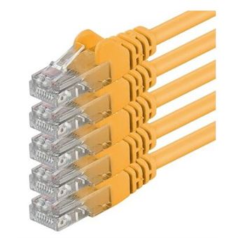 cabo de rede 1aTTack 5m Cat6 UTP  U/UTP (UTP) Amarelo - 1