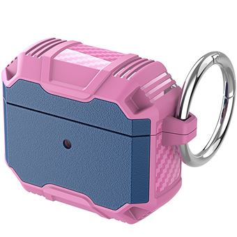 Capa e TPU à prova de choque com mosquetão, safira/rosa Magunivers para AirPods with Charging Case (2016)/(2019)/AirPods with Wireless Charging Case (2019) - 1