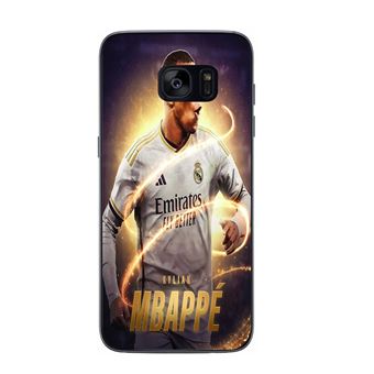Capa Maniacase para Samsung Galaxy S7 edge Kylian Mbappe Real Madrid Papel de parede - 1