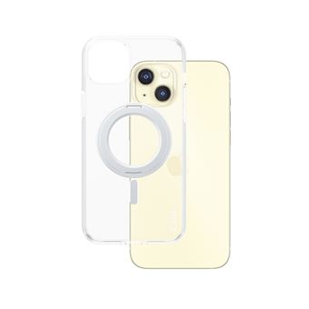 Capa para Telemóvel PanzerGlass CARE by PanzerGlass® Feature Case Transparent w. Silver Kickstand & MagSafe iPhone 15 Plus | Transparente - 1