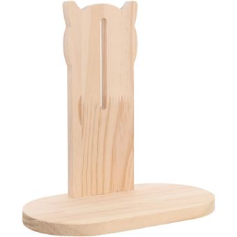 Suporte Estável de Madeira Orysin para Roda de Hamster | Base Antiderrapante e Silenciosa para Exercício - 1