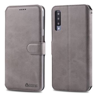 Capa PU cinza para Samsung Galaxy A50