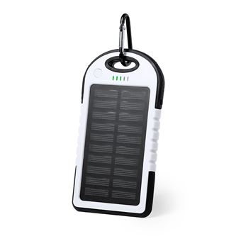 Banco de Energia Solar DAM Lenard | 4000 mAh - Branco - 1