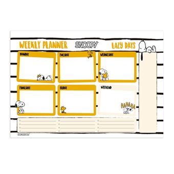 Planificador Semanal Erik Editores Snoopy-Lazy Days - 1