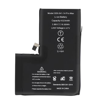 Bateria Clappio para iPhone 14 Pro Max 4323mAh, Versão PCB descodificada - 1
