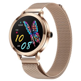 Smartwatch CHRONUS 1.109 AMOLED | Rastreador Fitness | 110+ Modos | IP68 | Rosa Gold - 1