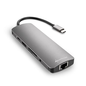 Placa/adaptador de Interface Sharkoon USB 3.0 Type C Combo Adapter | Cinzento - 1