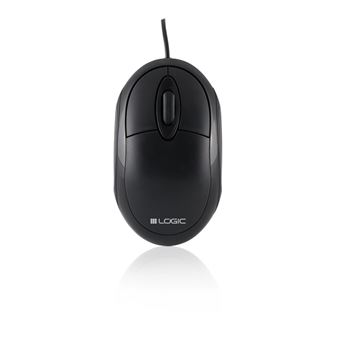 Rato com Fios Modecom LM-11 | 1000 DPI | Preto - 1