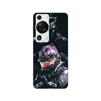 Capa Maniacase para Huawei P60 Pro | Lewis Hamilton Pantera Negra - 1
