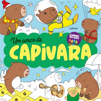 Um Amor De Capivara Clubinho Das Cores - 1