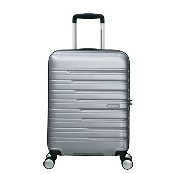 Mala de Cabine American Tourister Flashline | 55cm | 4 Rodas | Prata - 1