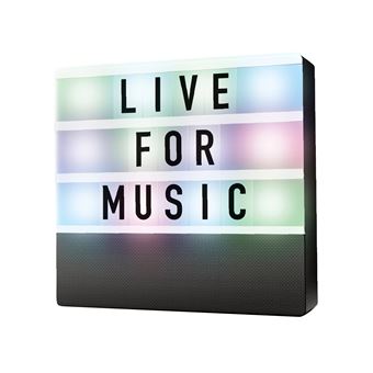 Coluna Bluetooth Portátil Denver com Placa Mensagens Bat Led