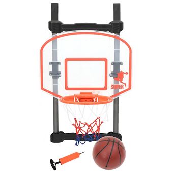 Conjunto de basquetebol criança Ajustável para colocar numa porta vidaXL - 1
