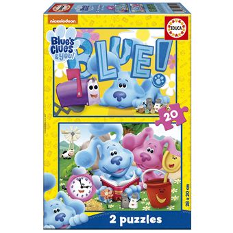 Puzzle Educa Pistas De Blue 19399 | 2X20 Peças - 1