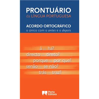 Prontuário da Língua Portuguesa Acordo Ortográfico - 1