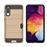 Capa Magunivers para Samsung Galaxy A50 e TPU Híbrido com Slot para Cartão Ouro_0