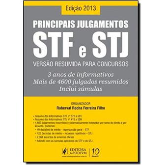 Principais Julgamentos Do Stf E Stj - Versao Resumida Para Concursos ...