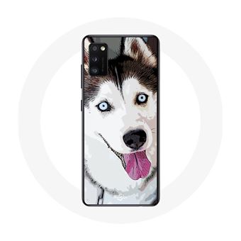 Capa Maniacase para Samsung Galaxy S20 Plus Husky Siberiano Branco Olhos Azuis - 1