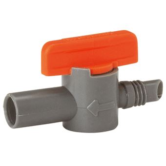 Conector para Mangueira de Água Gardena Micro Drip Control Valve | Cinzento, Laranja - 1