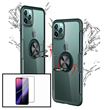 Kit Phonecare | Capa 3x1 Clear Armor + Película Vidro Temperado 5D Full Cover iPhone X / XS