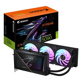 Placa de Vídeo GIGABYTE AORUS GeForce RTX 5090 XTREME WATERFORCE 32G | Preto - 1