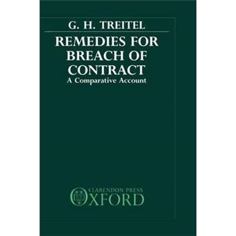 Remedies for Breach of Contract : A Comparative Account - 1