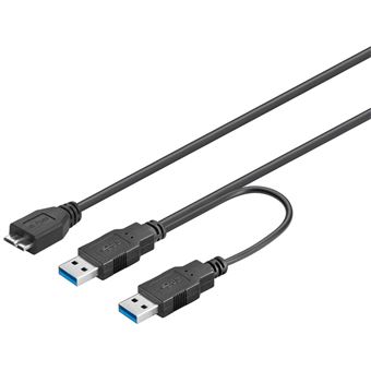 Cabo Usb Goobay 95746 | Preto - 1