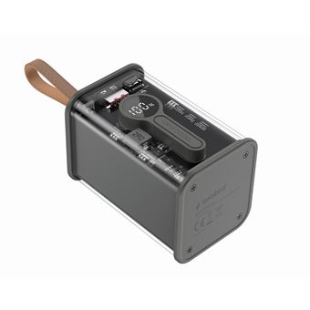 Power Bank Gembird PB18-TQC3-01 | 18000 mAh | Transparente - 1