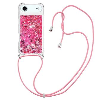 Capa FLOODKING para iPhone 17 Air  | Corda Ajustável | Proteção Anti-Queda | Proteção da Lente | Rosa - 1