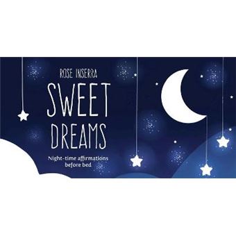 Sweet Dreams Mini Inspiration Cards Nighttime Affirmations Before Bed  40 Full Colour Cards - 1