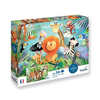Puzzle SentoSphere Animais 7705 | 48 Peças - 1
