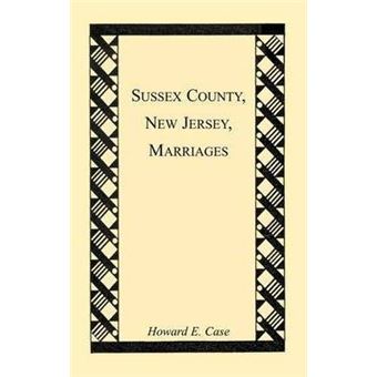 Sussex County, New Jersey, Marriages - 1