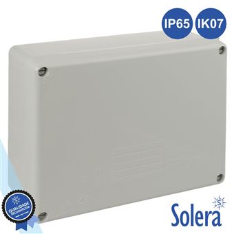 Caixa De Passagem Solera Estanque 220X170X80Mm Ip65 Ik07 - 1