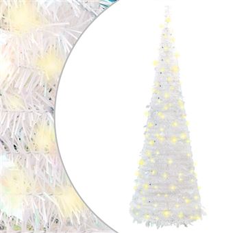 Árvore de Natal Artificial pop-up com 150 Luzes LED | 180 cm | Branco - 1