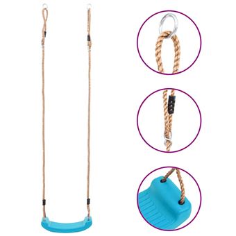 Assento de Baloiço Infantil vidaXL | Azul-claro - 1