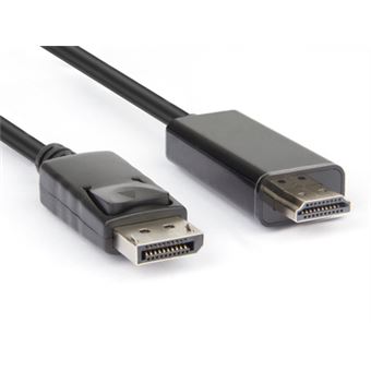 Hamlet XVCDP-HDM18 adaptador de cabo de vídeo 1,8 m DisplayPort HDMI Type A (Standard) Preto - 1