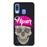 Capa Hapdey para Samsung Galaxy A40 2019 Design Caveira Hipster em Silicone Flexível e TPU_0
