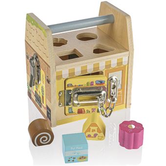 Cubo montessori de madeira Zopa - 1