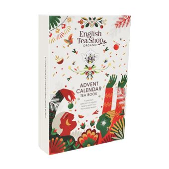 Calendário do Advento em Livro Branco English Tea Shop | 25 Pirâmides de Folhas Soltas - 1